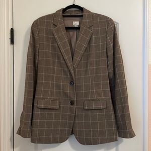Plaid blazer